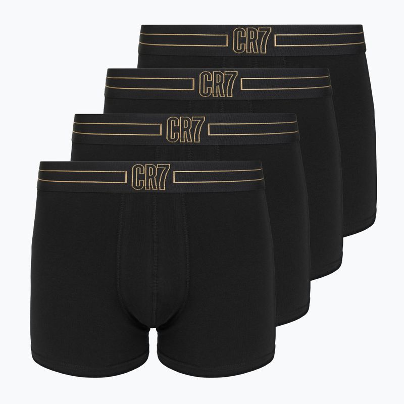 Bokserki męskie CR7 Basic Trunk 4 pary 2502 black