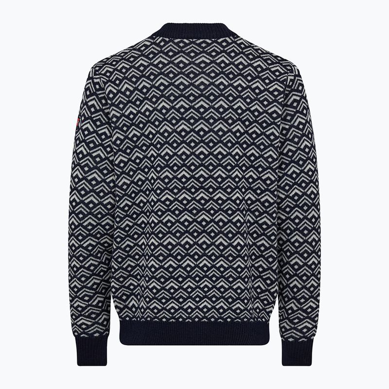 Sweter męski Dovre Knitted Pullover navy 2