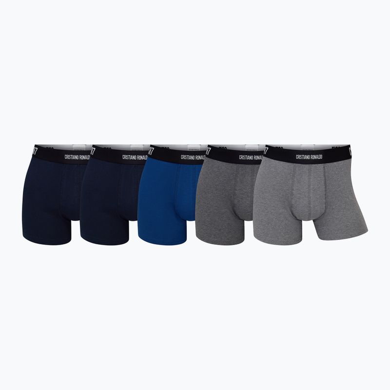 Bokserki męskie CR7 Basic Trunk 5 par 2344 multicolour 2