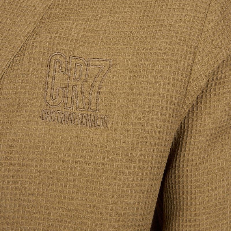 Szlafrok męski CR7 Bathrobe Waffle sand 4