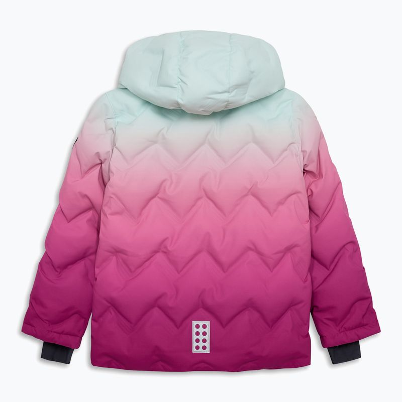 Kurtka narciarska dziecięca LEGO Lwjested 709 fuchsia 2