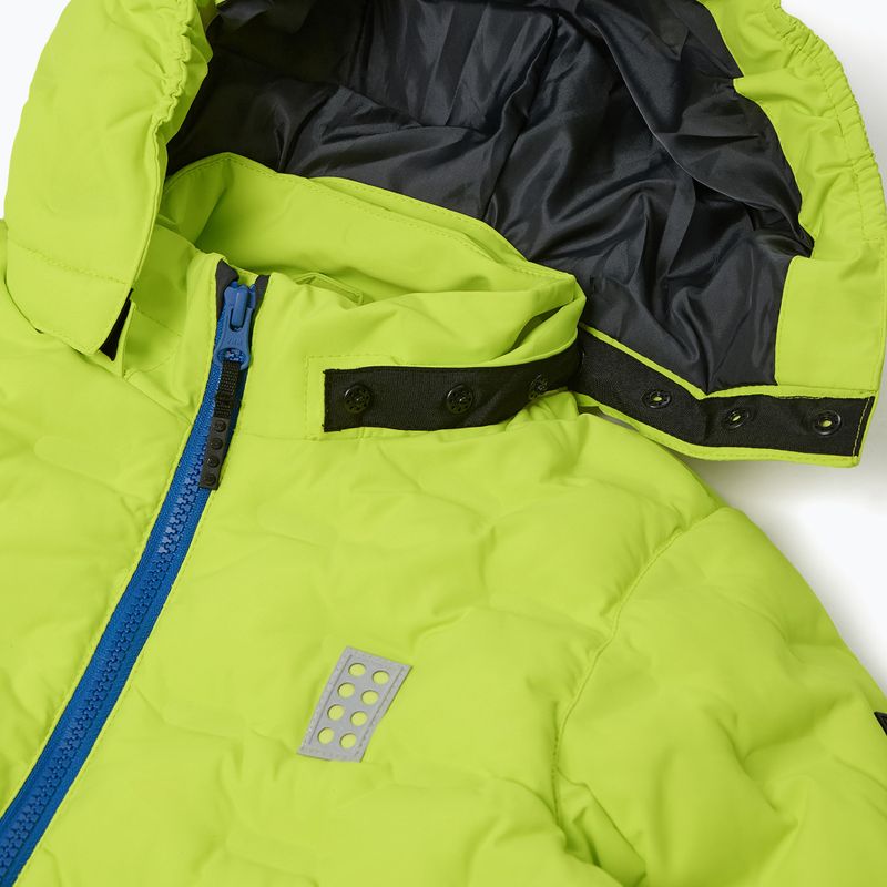 Kurtka narciarska dziecięca LEGO Lwjipe 706 lime green 3