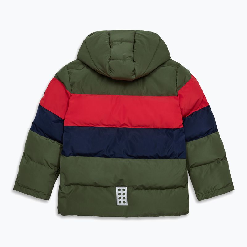 Kurtka dziecięca LEGO Lwjipe 705 dark green 2