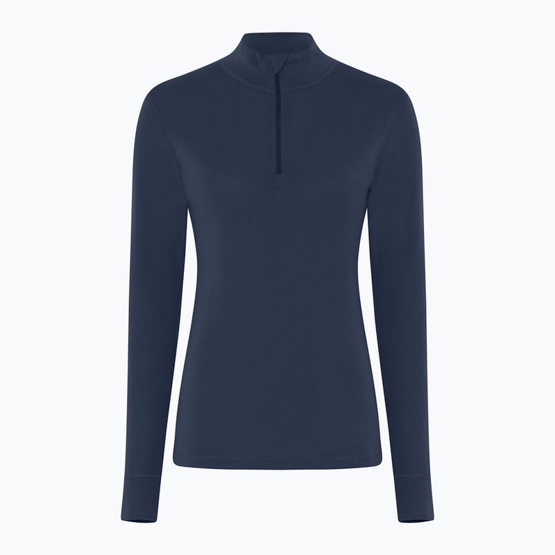 Bluza termoaktywna damska Dovre Wool Zip navy