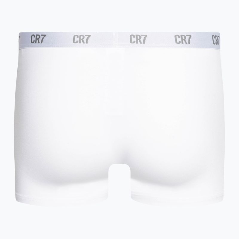 Bokserki męskie CR7 Basic Trunk 3 pary 633 white/ grey melange/ black 3