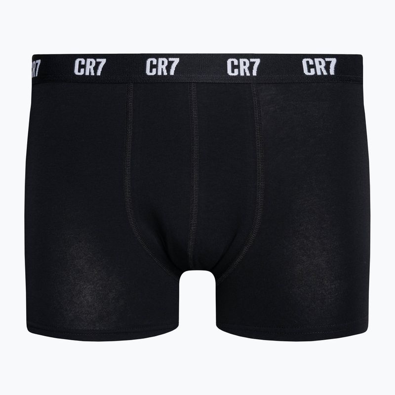 Bokserki męskie CR7 Basic Trunk 3 pary 633 white/ grey melange/ black 7