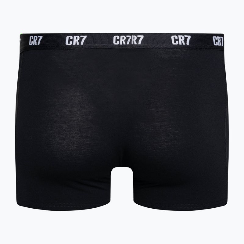 Bokserki męskie CR7 Basic Trunk 3 pary 633 white/ grey melange/ black 8
