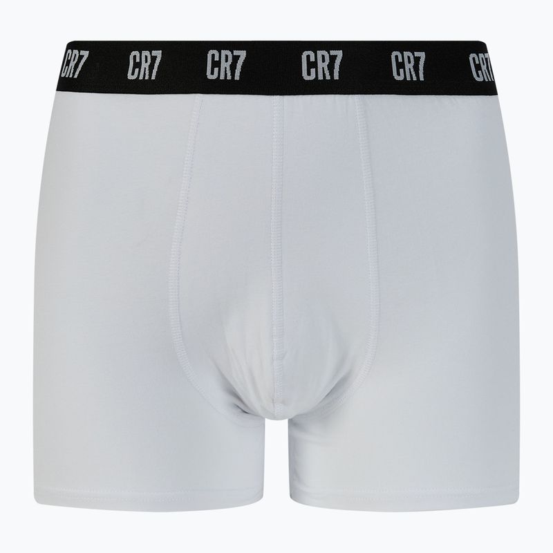 Bokserki męskie CR7 Basic Trunk 5 par black/ dark grey/ grey/ white 2