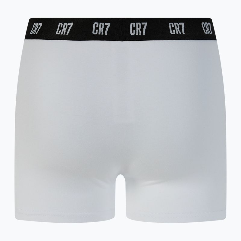 Bokserki męskie CR7 Basic Trunk 5 par black/ dark grey/ grey/ white 3