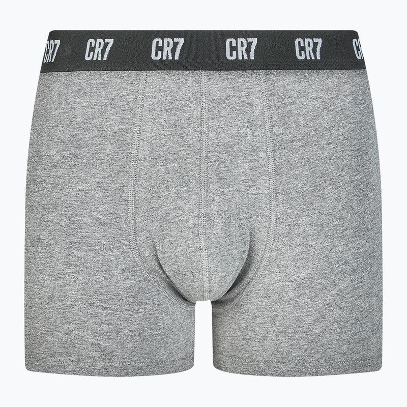 Bokserki męskie CR7 Basic Trunk 5 par black/ dark grey/ grey/ white 5