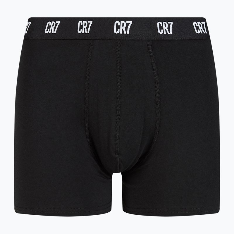 Bokserki męskie CR7 Basic Trunk 5 par black/ dark grey/ grey/ white 7