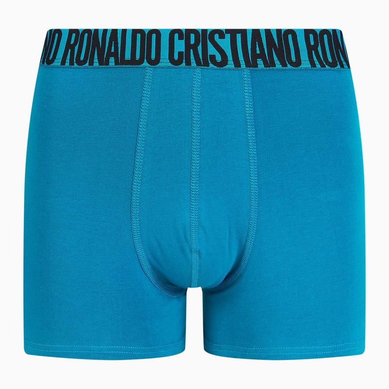 Bokserki męskie CR7 Basic Trunk 3 pary blue/ navy 2