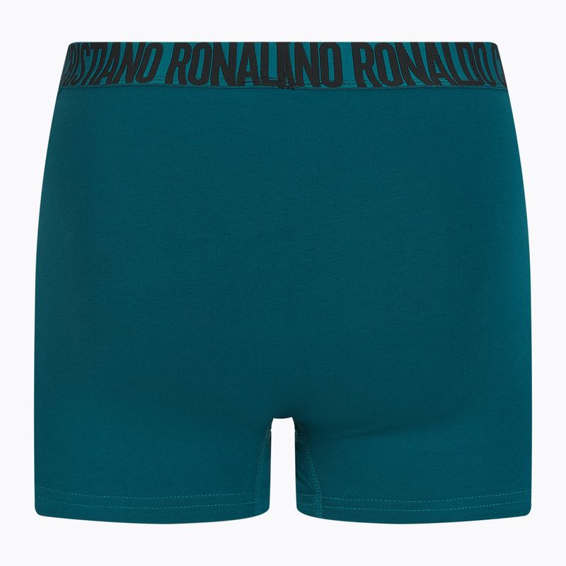 Bokserki męskie CR7 Basic Trunk 3 pary blue/ navy 6