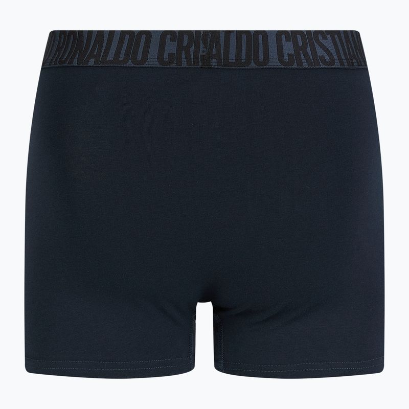 Bokserki męskie CR7 Basic Trunk 3 pary blue/ navy 9