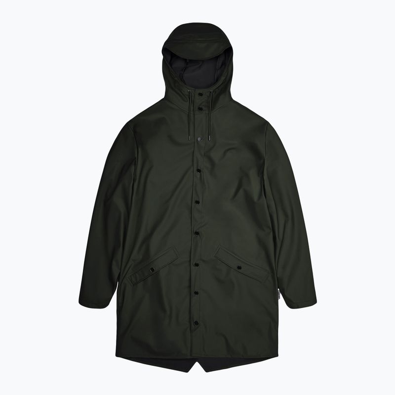 Kurtka Rains Long Jacket green 7