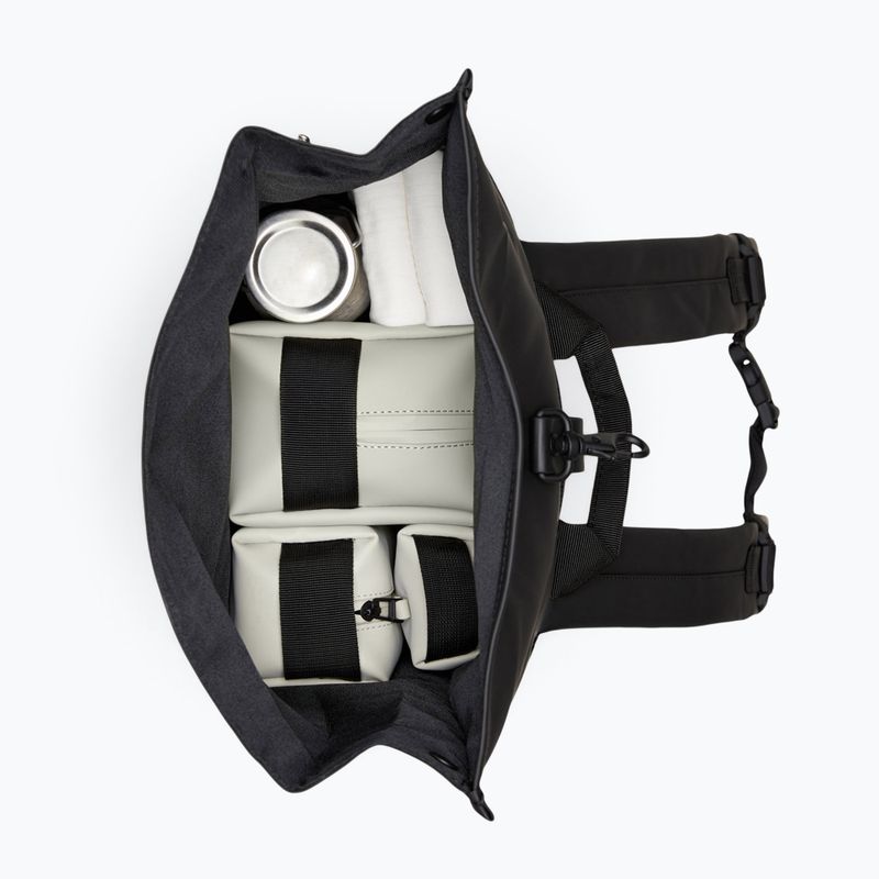 Plecak miejski Rains Rucksack Rolltop 13 + 4 l black 3
