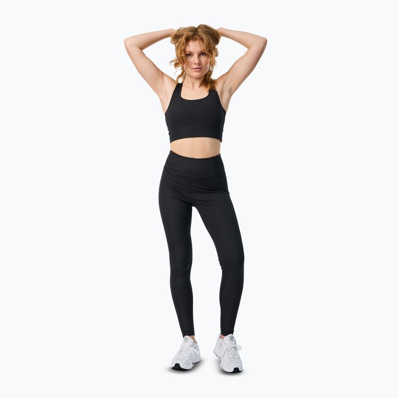 Legginsy treningowe damskie Girlfriend Collective Rib black 2