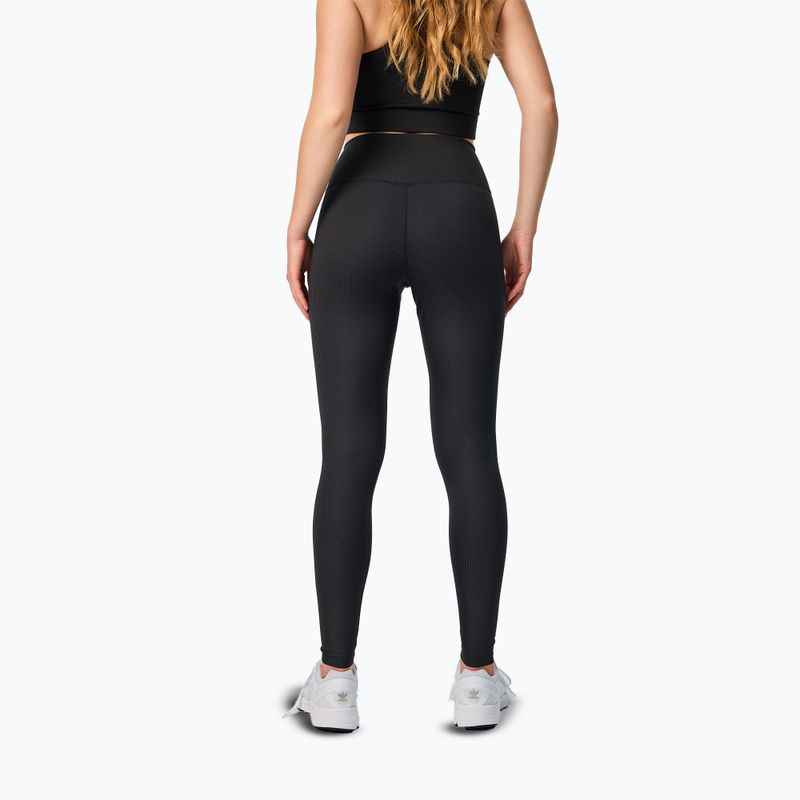 Legginsy treningowe damskie Girlfriend Collective Rib black 3
