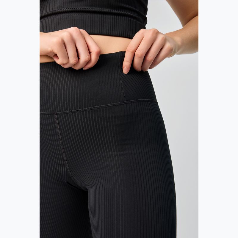 Legginsy treningowe damskie Girlfriend Collective Rib black 5