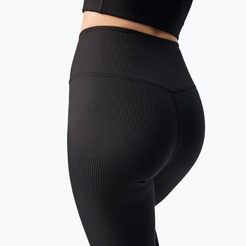 Legginsy treningowe damskie Girlfriend Collective Rib black 6