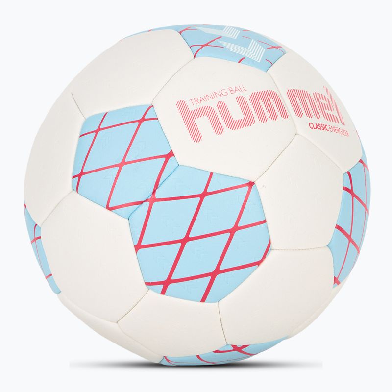 Piłka do piłki ręcznej Hummel Classic Energizer off white/light blue/yellow rozmiar 3 2