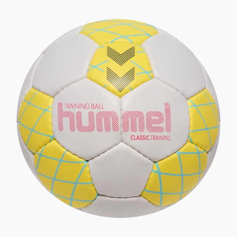 Piłka do piłki ręcznej Hummel Classic Training HB white/yellow/blue size 1