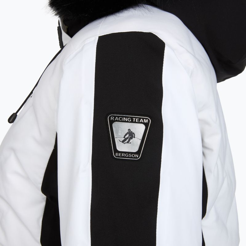 Kurtka narciarska damska BERGSON Zephyric Stx white 3