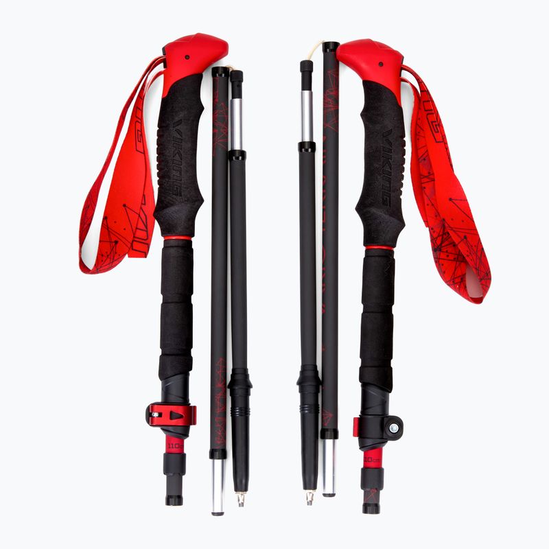 Kije skiturowe Viking Spider black/red 6