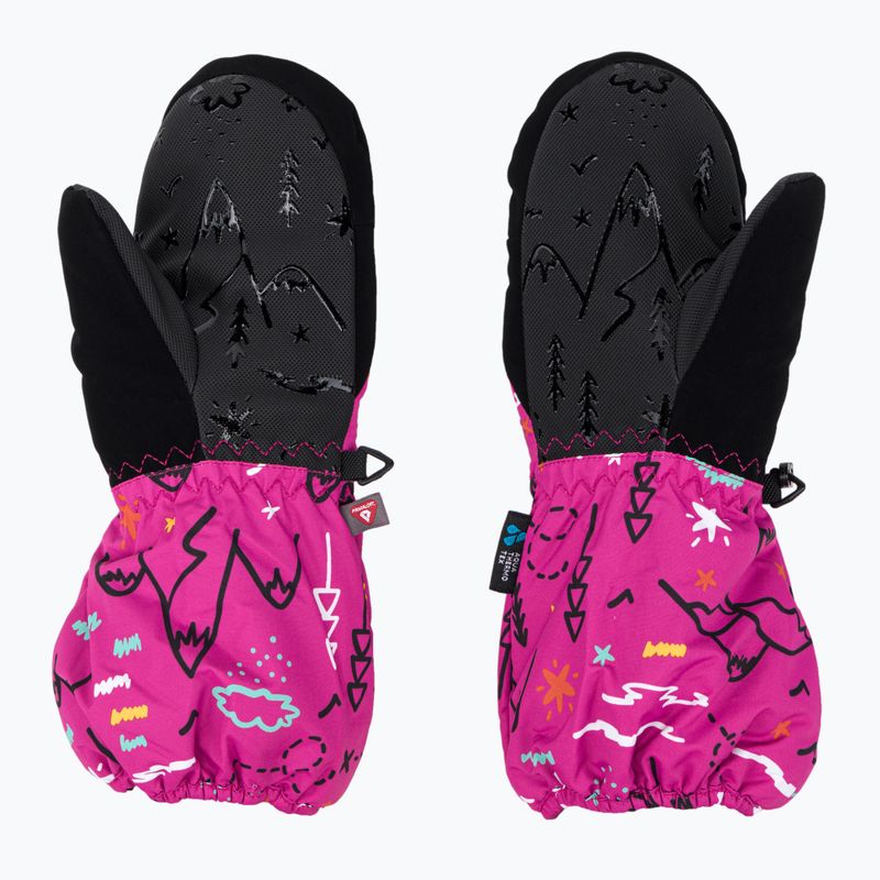 Rękawice narciarskie dziecięce Viking Snoppy pink 4