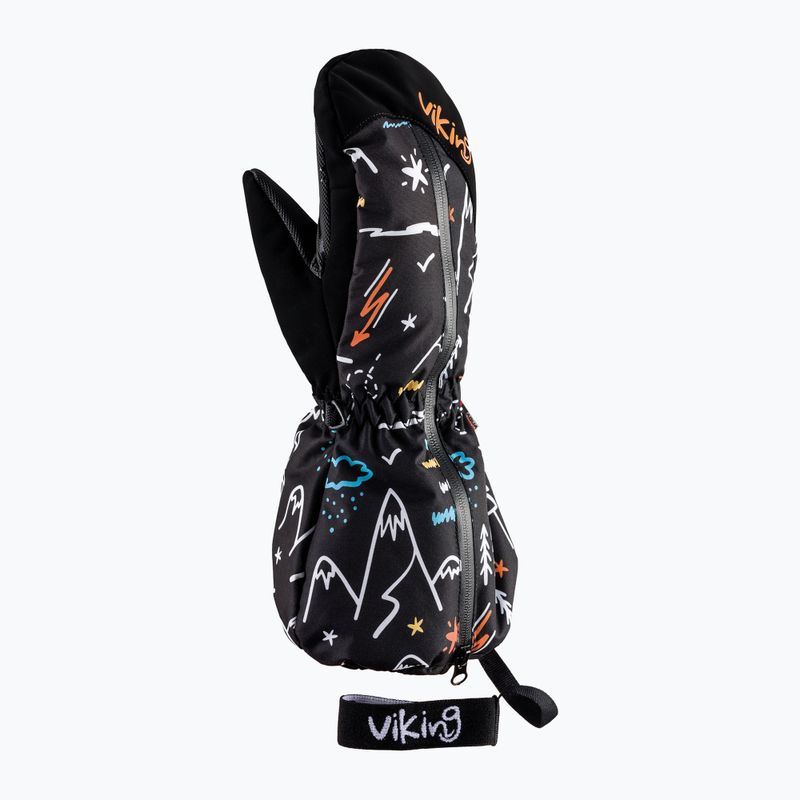 Rękawice narciarskie dziecięce Viking Snoppy black 9