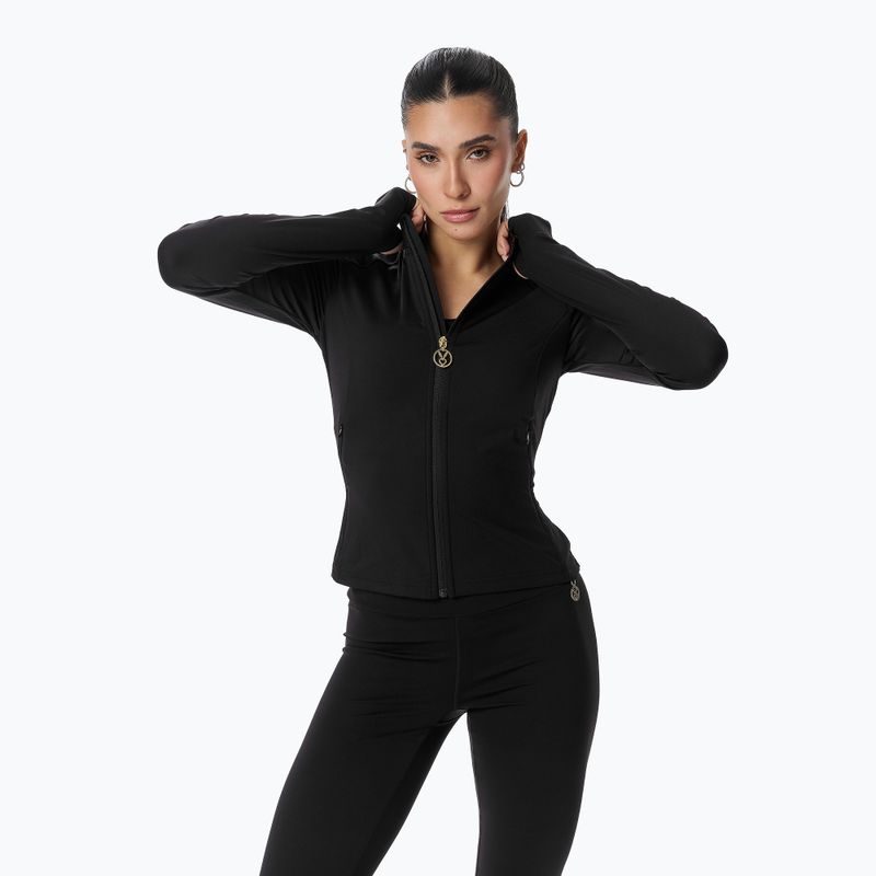 Legginsy treningowe damskie Cardio Bunny HCB-126-002 czarny 4