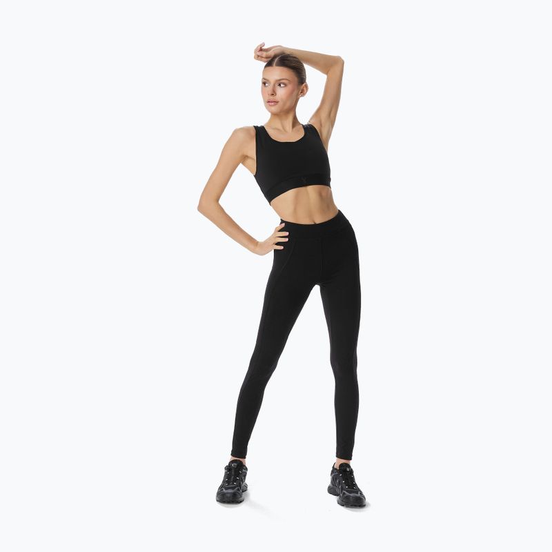 Legginsy treningowe damskie Cardio Bunny HCB-126-004 czarny 2