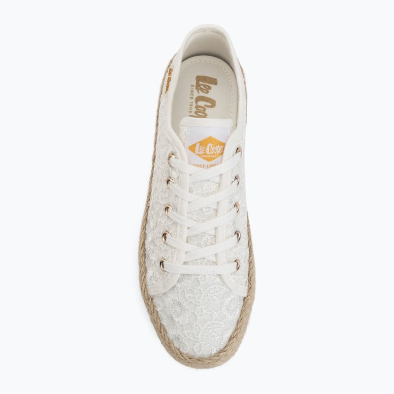 Espadryle damskie Lee Cooper LCW-26-31-4326LA white 5