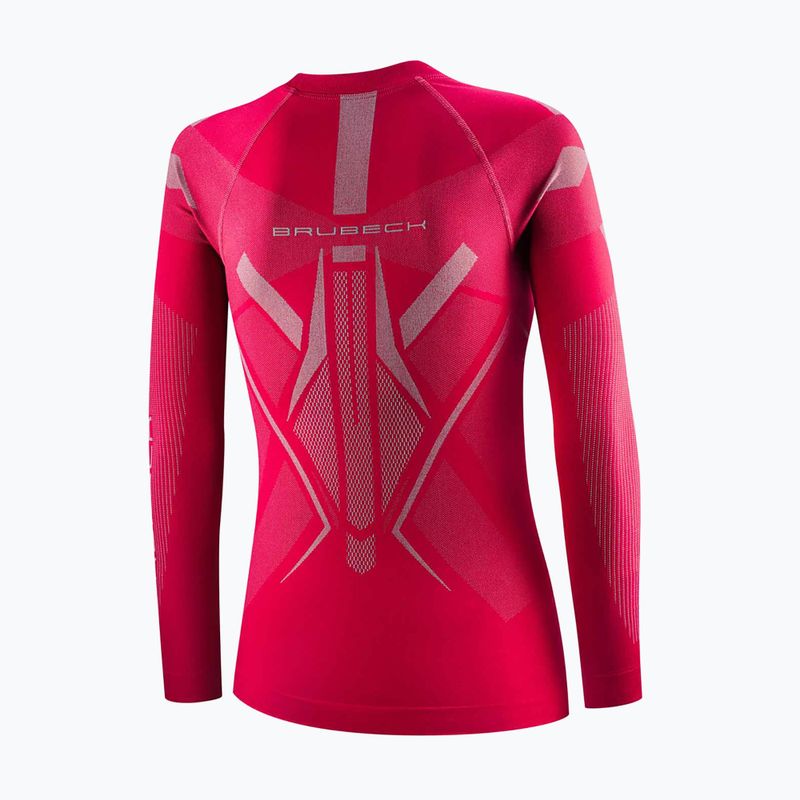 Bluza termoaktywna damska Brubeck Dry raspberry/gray 4