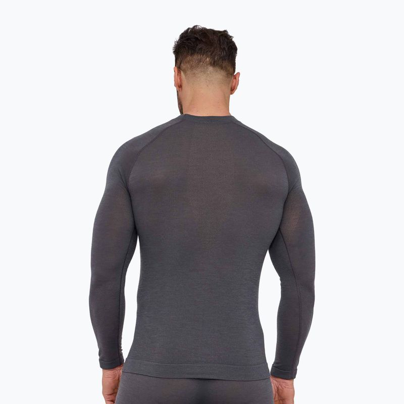 Bluza termoaktywna męska Brubeck Active Merino graphite 2