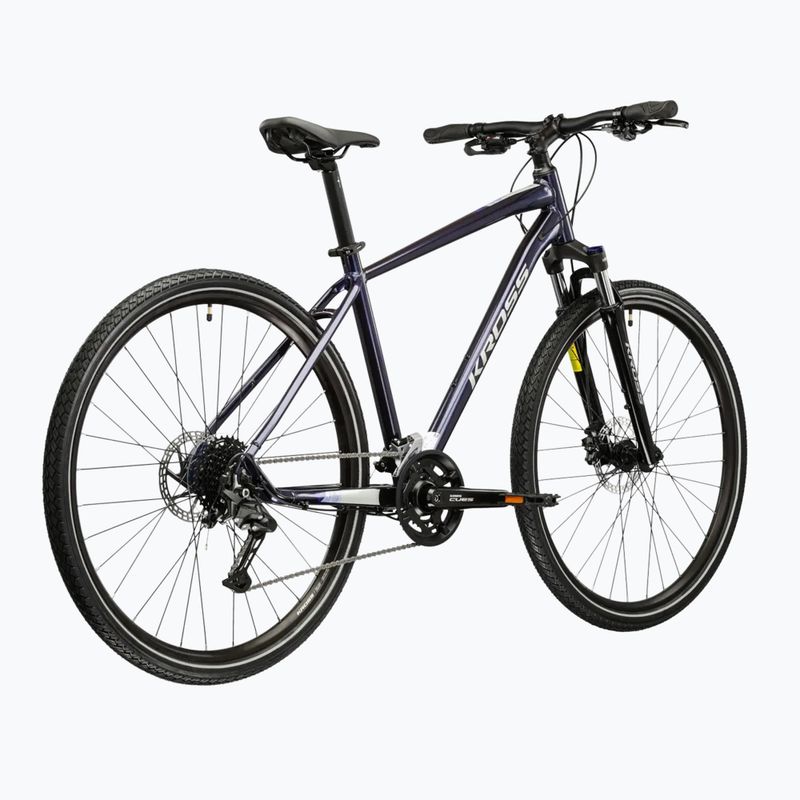 Rower crossowy KROSS Evado 5.0 granatowy/srebrny/połysk 3
