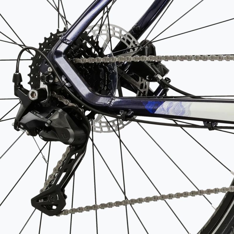 Rower crossowy KROSS Evado 5.0 granatowy/srebrny/połysk 8