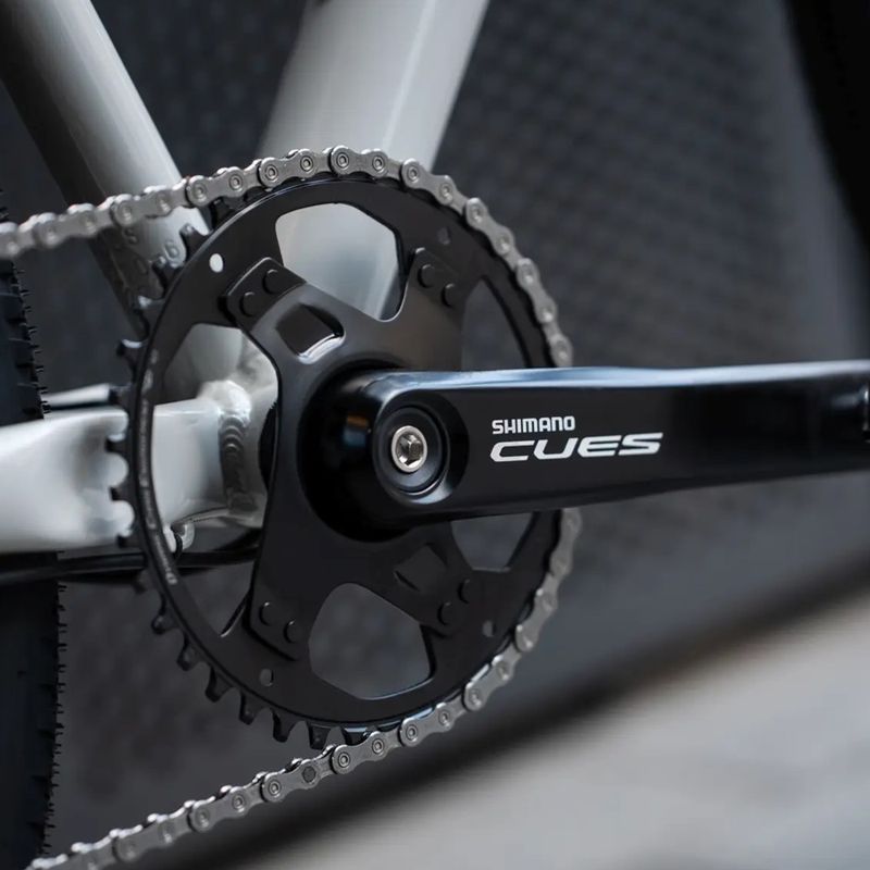 Rower gravelowy KROSS Esker 1.0 FL szary/fioletowy/połysk 18