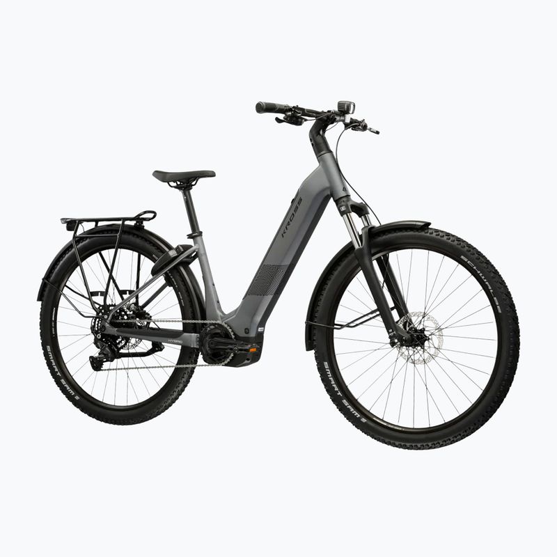 Rower elektryczny KROSS Influx Suv Hyb 2.0 600Wh LS 29" szary/czarny/mat 2