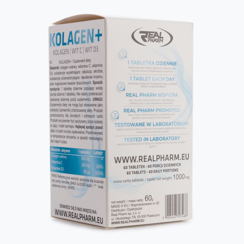Kolagen Real Pharm Kolagen+ 60 tabs 2