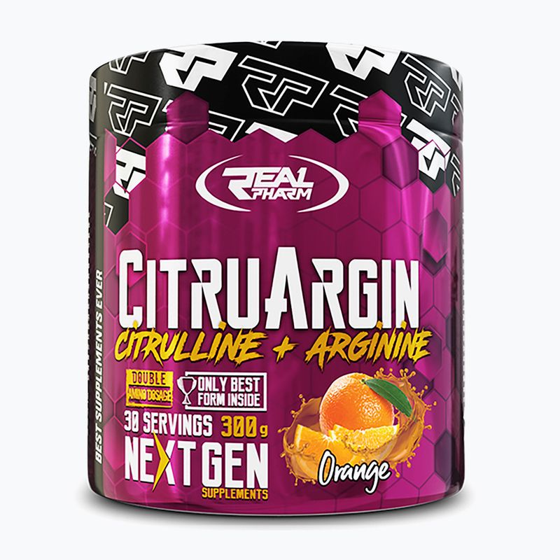 Cytrulina Real Pharm Cytrulina + Arginina 300 g orange 3
