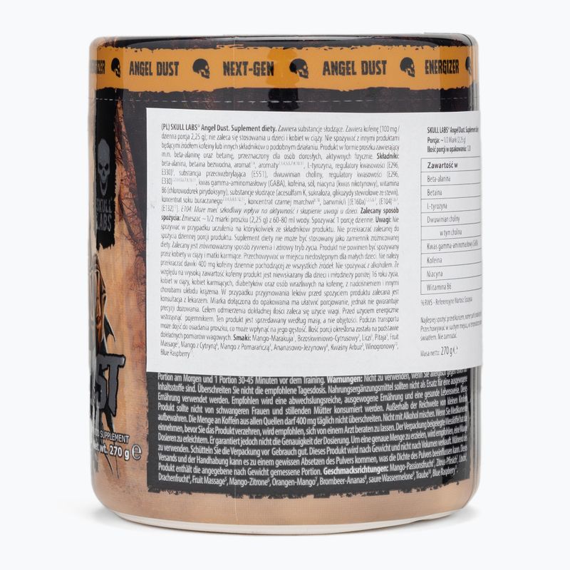 Przedtreningówka Fitness Authority Skull Labs Ange Dust 270 g mango/ lemon 3