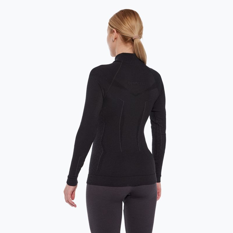 Bluza termoaktywna damska Brubeck Extreme Merino czarny 4