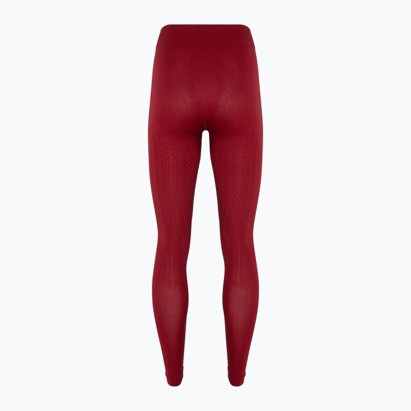 Spodnie termoaktywne damskie Brubeck Extreme Thermo bordowy 4