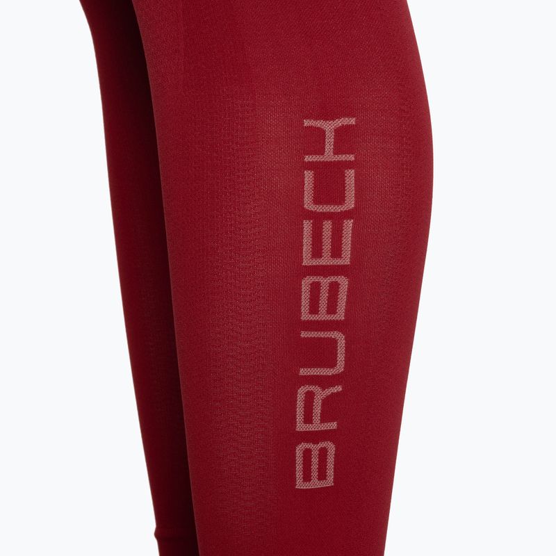 Spodnie termoaktywne damskie Brubeck Extreme Thermo bordowy 6