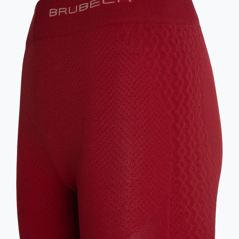 Spodnie termoaktywne damskie Brubeck Extreme Thermo bordowy 7