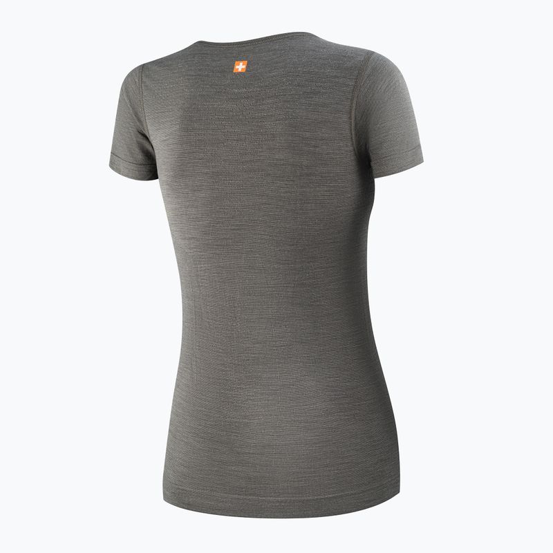 Koszulka termoaktywna damska Brubeck Outdoor Merino Wool Pro SS grey/deer 4
