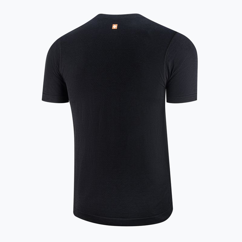 Koszulka termoaktywna męska Brubeck Outdoor Merino Wool Pro SS black/bear 2 4