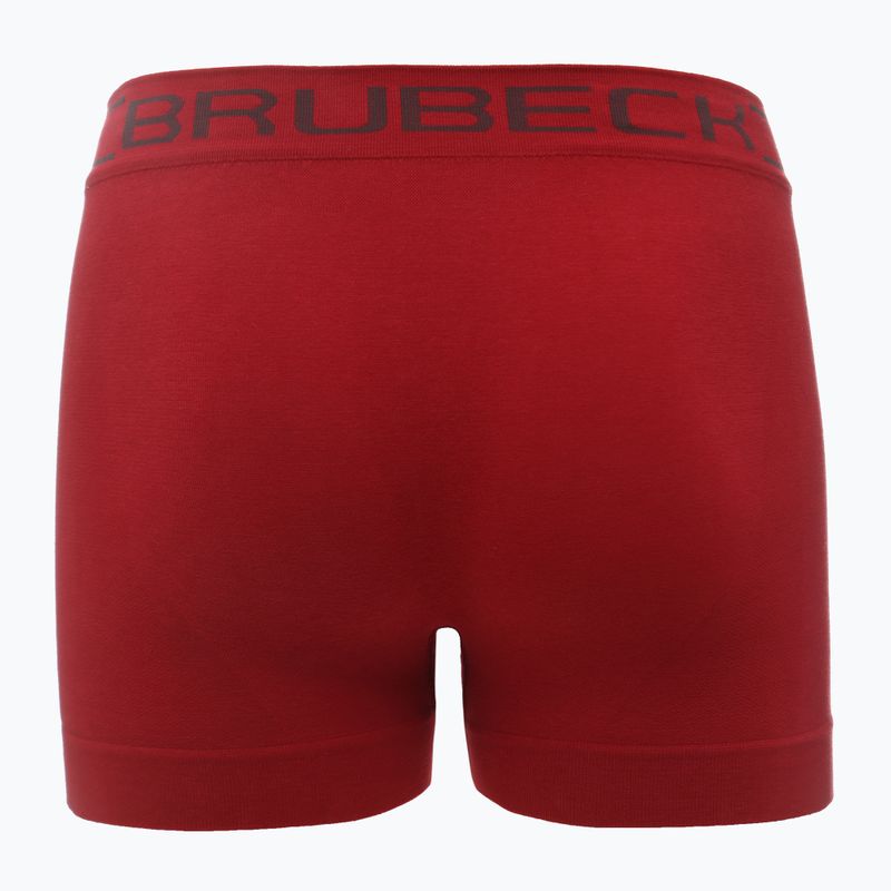 Bokserki termoaktywne męskie Brubeck Comfort Cotton czerwony 5