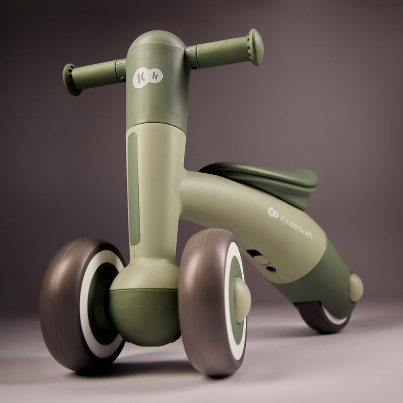 Rowerek biegowy trójkołowy Kinderkraft Minibi leaf green 7
